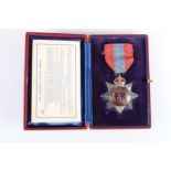 Elizabeth II Imperial Service Order hallmarked for Birmingham 1958, makers Elkington and Co within