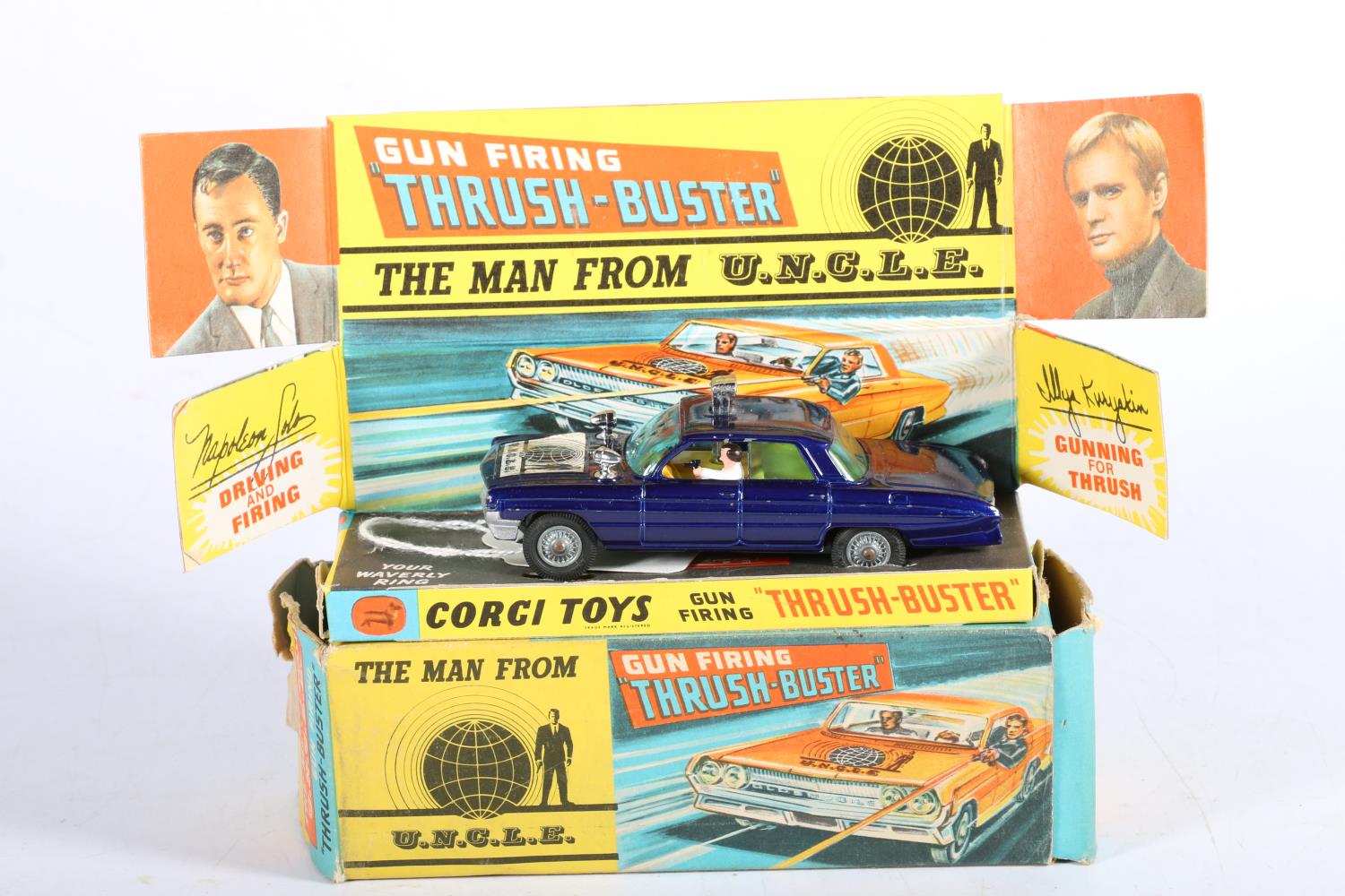 Corgi Toys 497 diecast The Man From UNCLE Gun Firing Thrush-Buster Oldsmobile Super 88 having