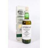 LAPHRAOIG 10 year old Islay unblended malt Scotch whisky, old style pre Royal Warrant label, 75cl