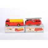 Dinky Toys 991 AEC Tanker Shell Chemicals Limited, boxed and 955 Fire Engine with extending