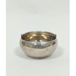 Russian silver sugar bowl, plain with swing handle, St. Petersburg 1896, 230g / 7½ oz.