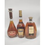 Three bottles of cognac to include Otard Fine Champagne Cognac, 70cl, 40% vol, Hennessy Fine Cognac,