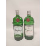 Six bottles of Tanqueray Export Strength London Dry Gin, 1 litre, 43.1%.  (6)