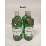 Six bottles of Tanqueray Export Strength London Dry Gin, 1 litre, 43.1% vol.  (6)