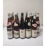 Seventeen bottles of assorted German white and rosé wine, various years, c. 1980s and later.  (17)