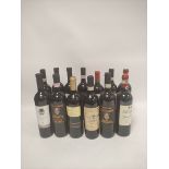 Thirteen bottles of Spanish and Italian red wine to include four bottles of Piccini Villa ai Cortile