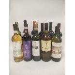 Eleven bottles of assorted wine to include mainly modern red and white wines.  (11)