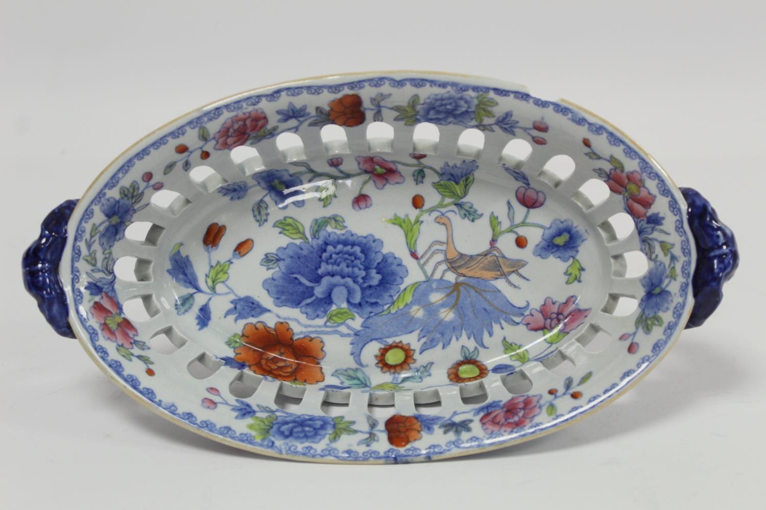 Five pieces of early 19th century Masons Ironstone "Indian Grasshopper" dinnerware comprising: large - Image 21 of 31