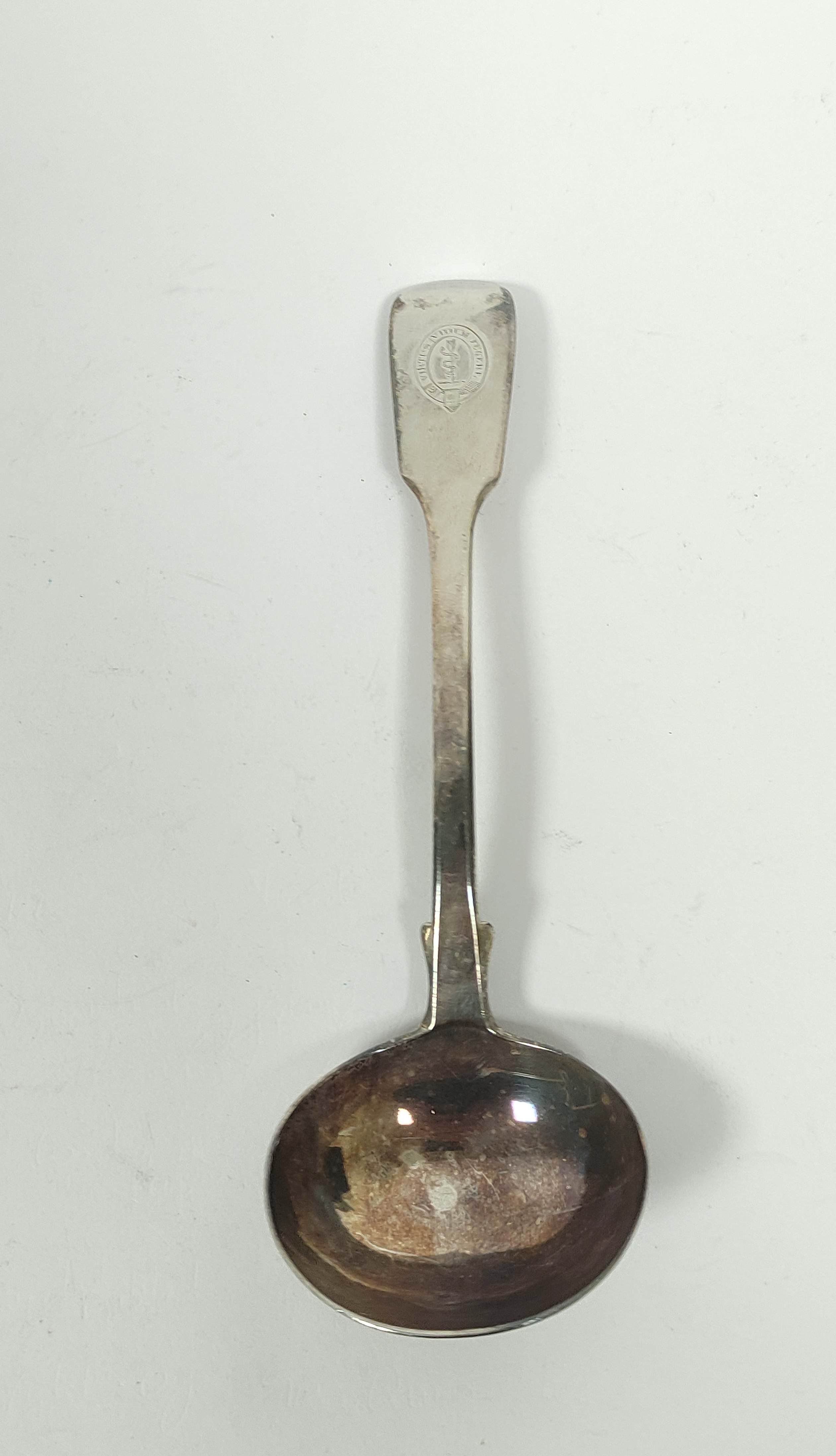 Silver sauce ladle, 1533 and a child's spoon, 72g / 2½oz. - Image 2 of 8