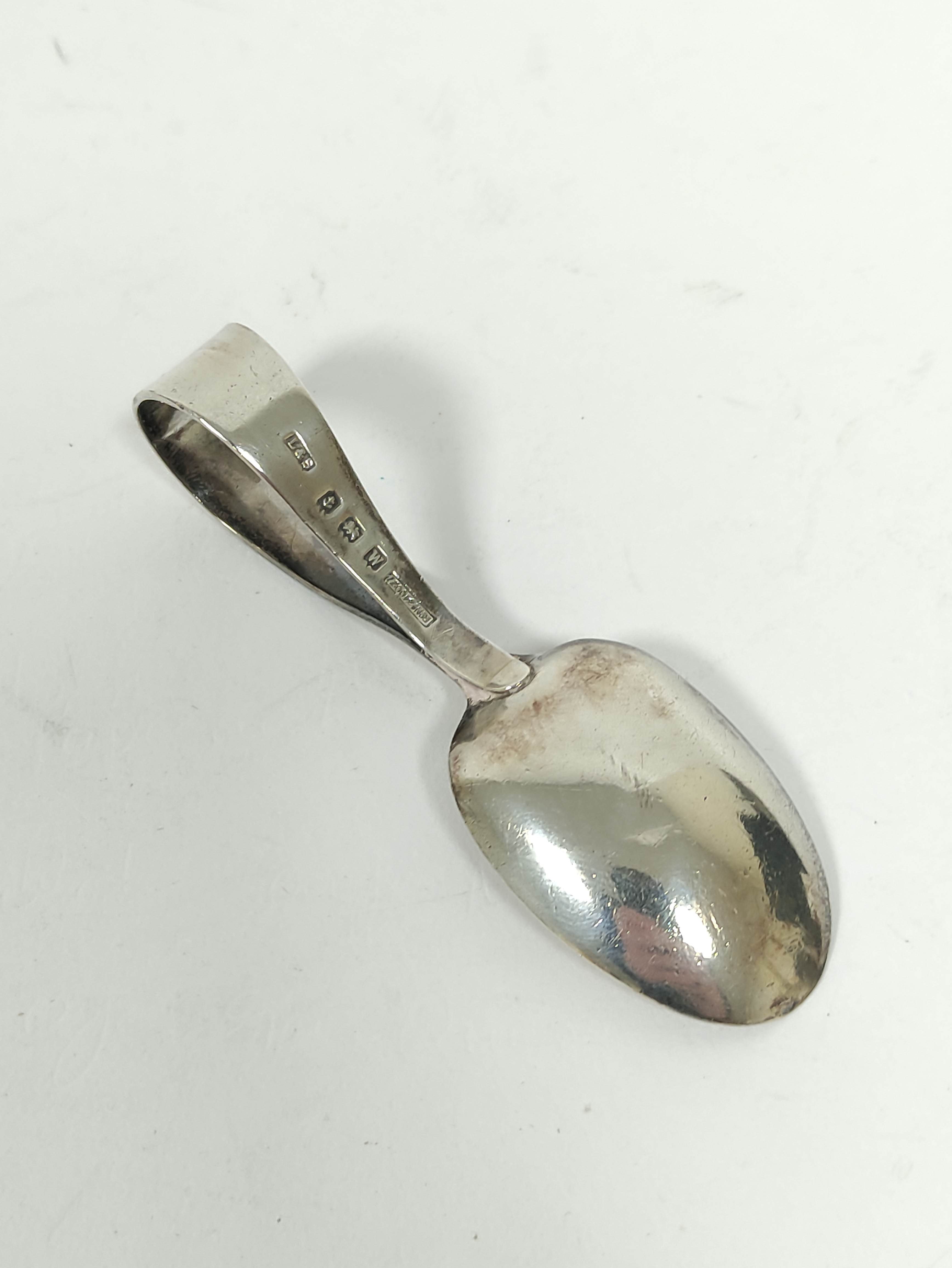 Silver sauce ladle, 1533 and a child's spoon, 72g / 2½oz. - Image 7 of 8