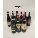 Eleven bottles of Italian red wine to include two bottles of Piccini Montepulciano d'Abruzzo Riserva
