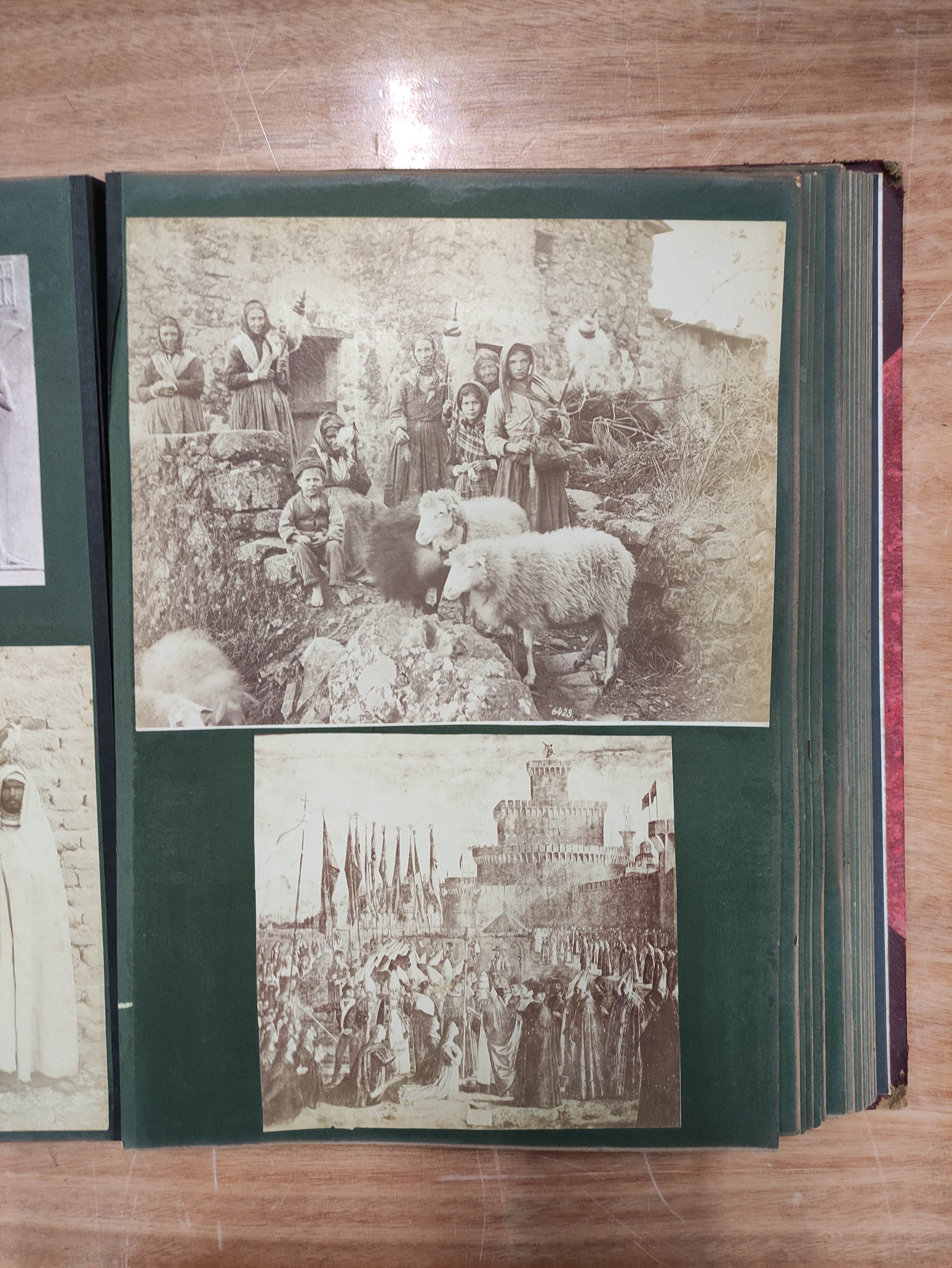 Photographs. Photograph album presented to Wilfred Roberts by his mother, containing Egyptian - Image 9 of 11