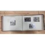 Photographs. Residences. North Africa. Rubbed half morocco oblong quarto album with large loose