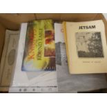Miscellaneous.  Small carton of ephemera, pamphlets & misc. other items & a portfolio of