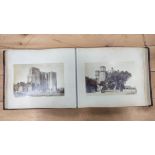 Photographs.  Howard Family. Quarter morocco oblong album containing approx. 100 photographs,