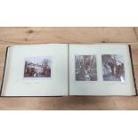 Photographs. Howard Family. Dark half morocco oblong quarto album cont. approx. 105 photographs,