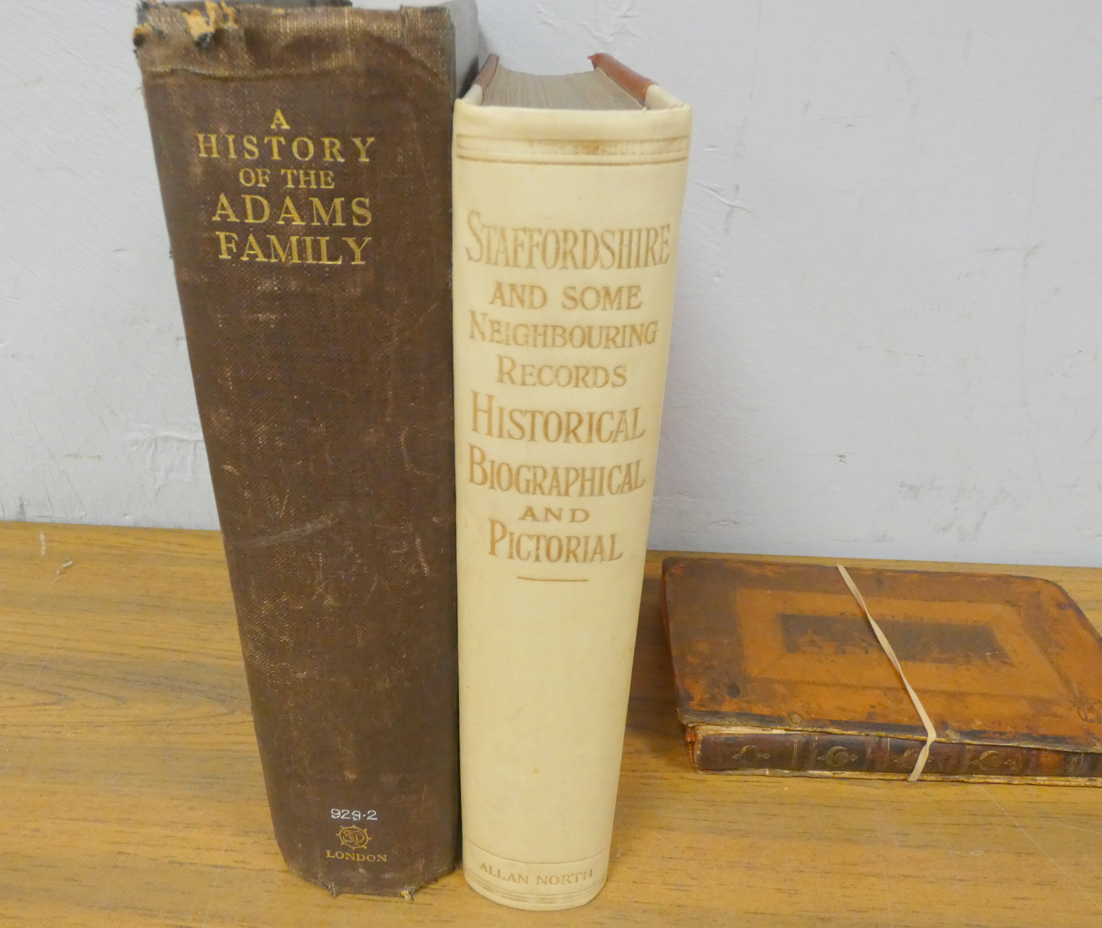 ADAMS P. W. L.  A History of the Adams Family of North Staffordshire & of Their Connection with