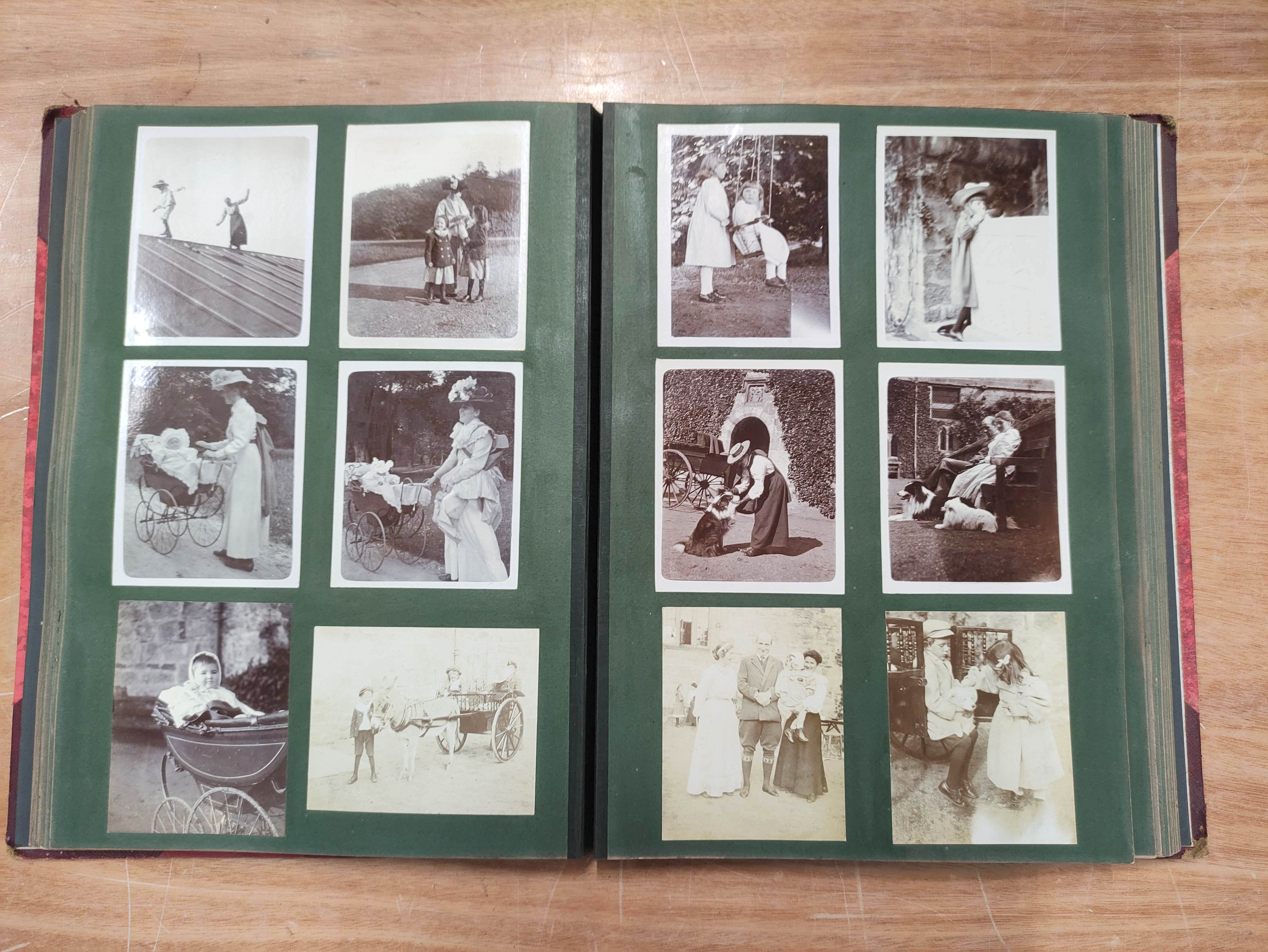 Photographs. Photograph album presented to Wilfred Roberts by his mother, containing Egyptian - Image 4 of 11