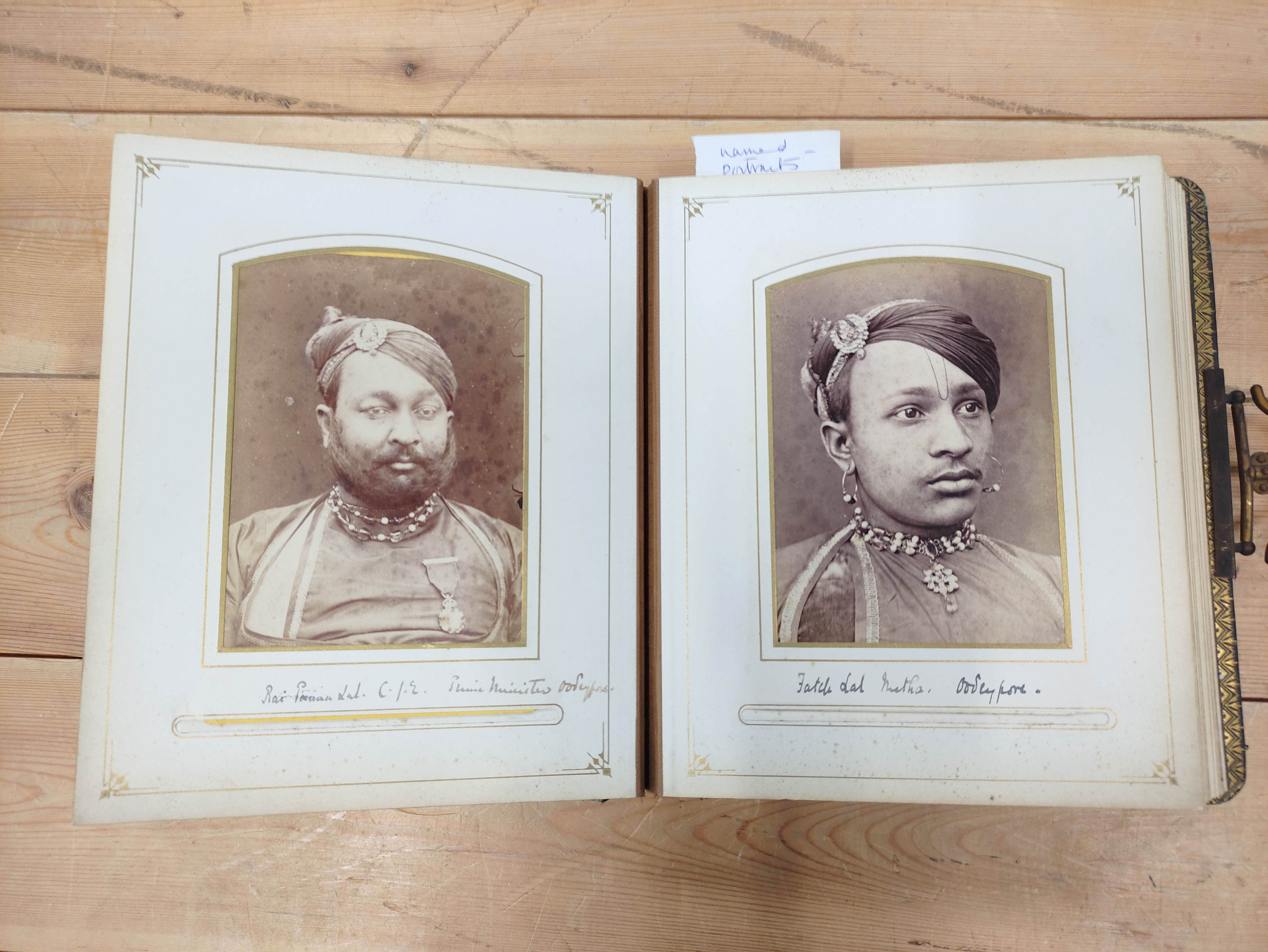 Photographs.  Anglo - India.  Morocco album cont. 28 portrait photographs, approx. 13 x 9.5cms, - Image 3 of 21