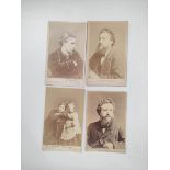 Photographs. Four significant Carte de Visite photographs of Mr Henry Howard, Phillip and Margaret