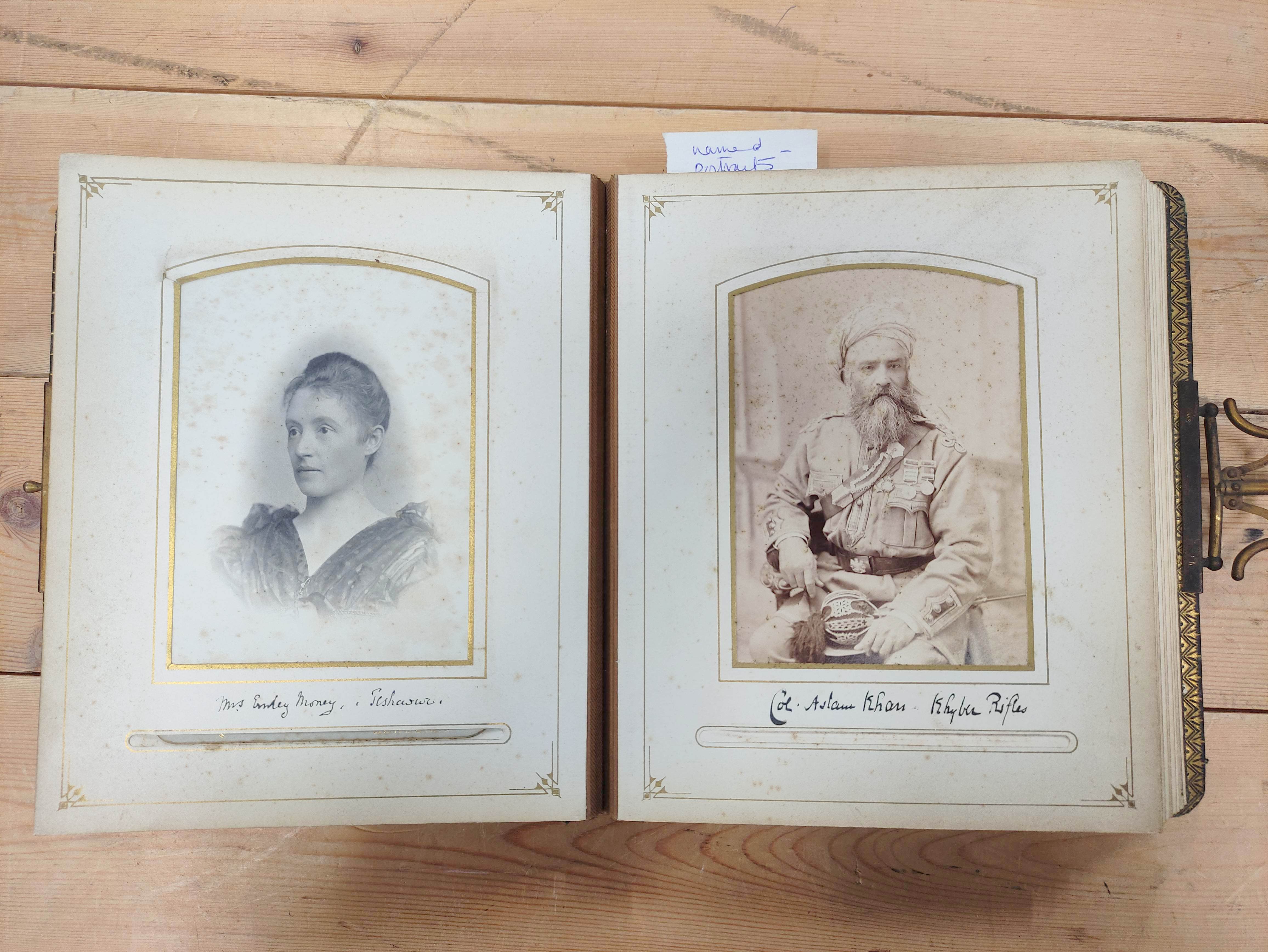 Photographs.  Anglo - India.  Morocco album cont. 28 portrait photographs, approx. 13 x 9.5cms,