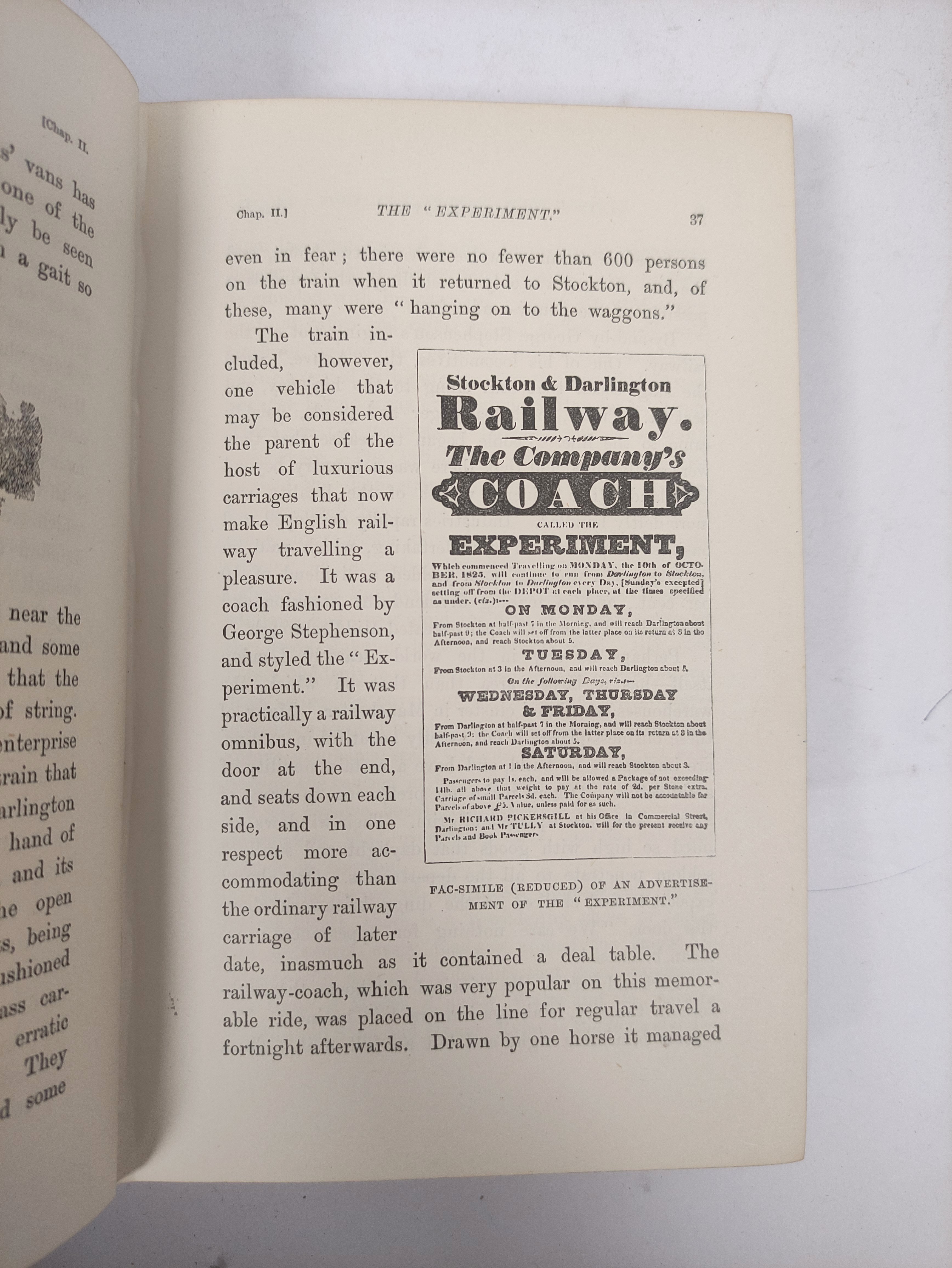 PENDLETON JOHN.  Our Railways. 2 vols. Fldg. frontis, plates & illus. Rubbed leather backed orig. - Bild 7 aus 12