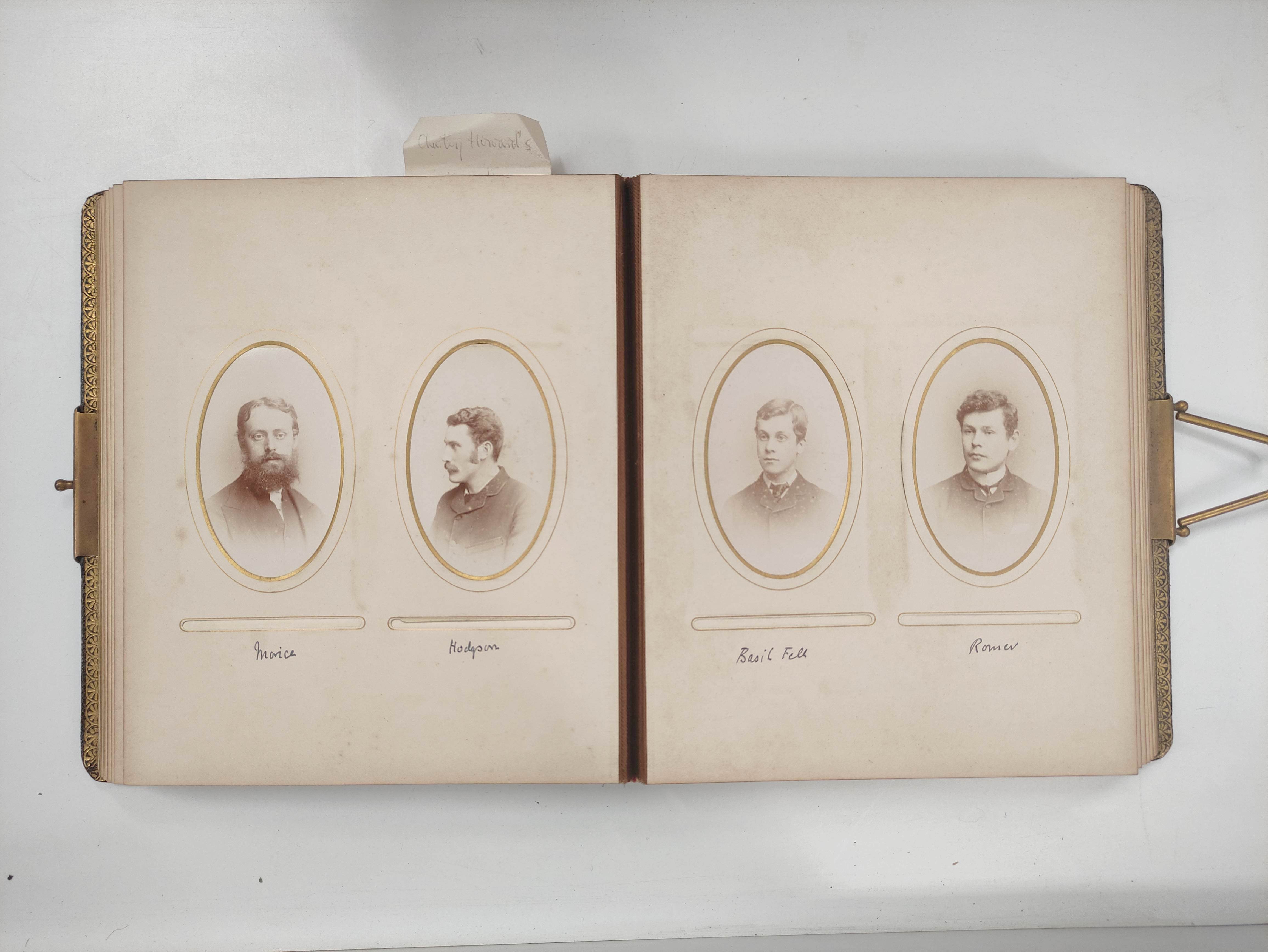 Photographs. Photograph album belonging to Charles Howard, containing a large collection of 19th