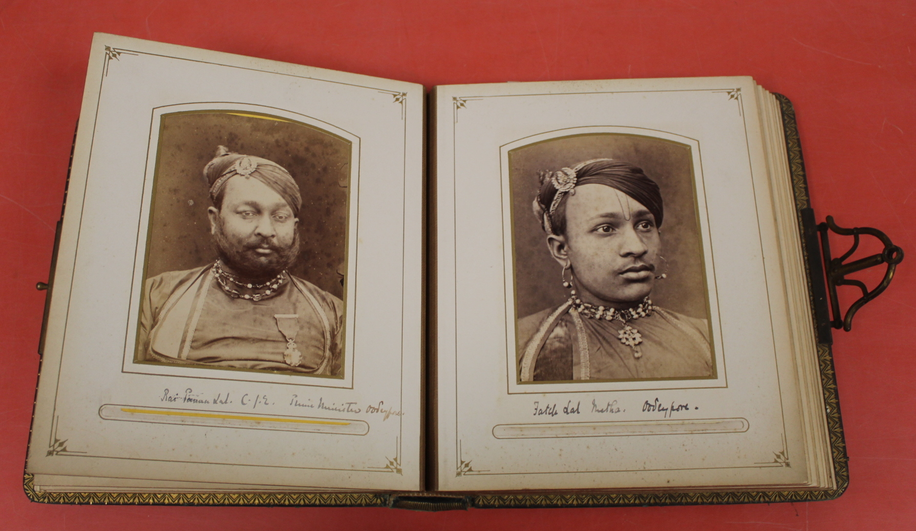 Photographs.  Anglo - India.  Morocco album cont. 28 portrait photographs, approx. 13 x 9.5cms, - Image 13 of 21