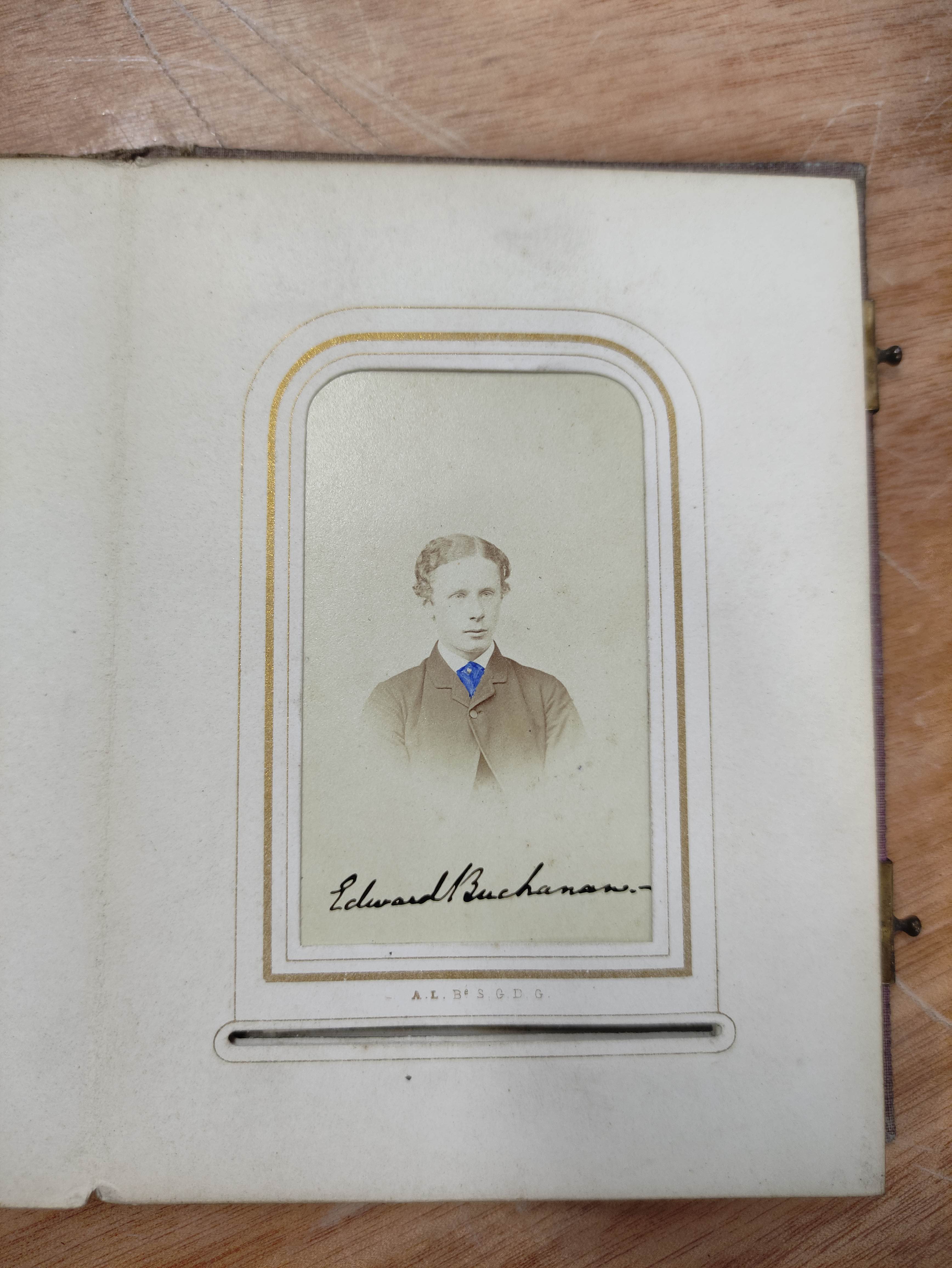 Photographs. Album of mid 19th century Carte de Visite photographs relating to the Howard family, - Image 5 of 6