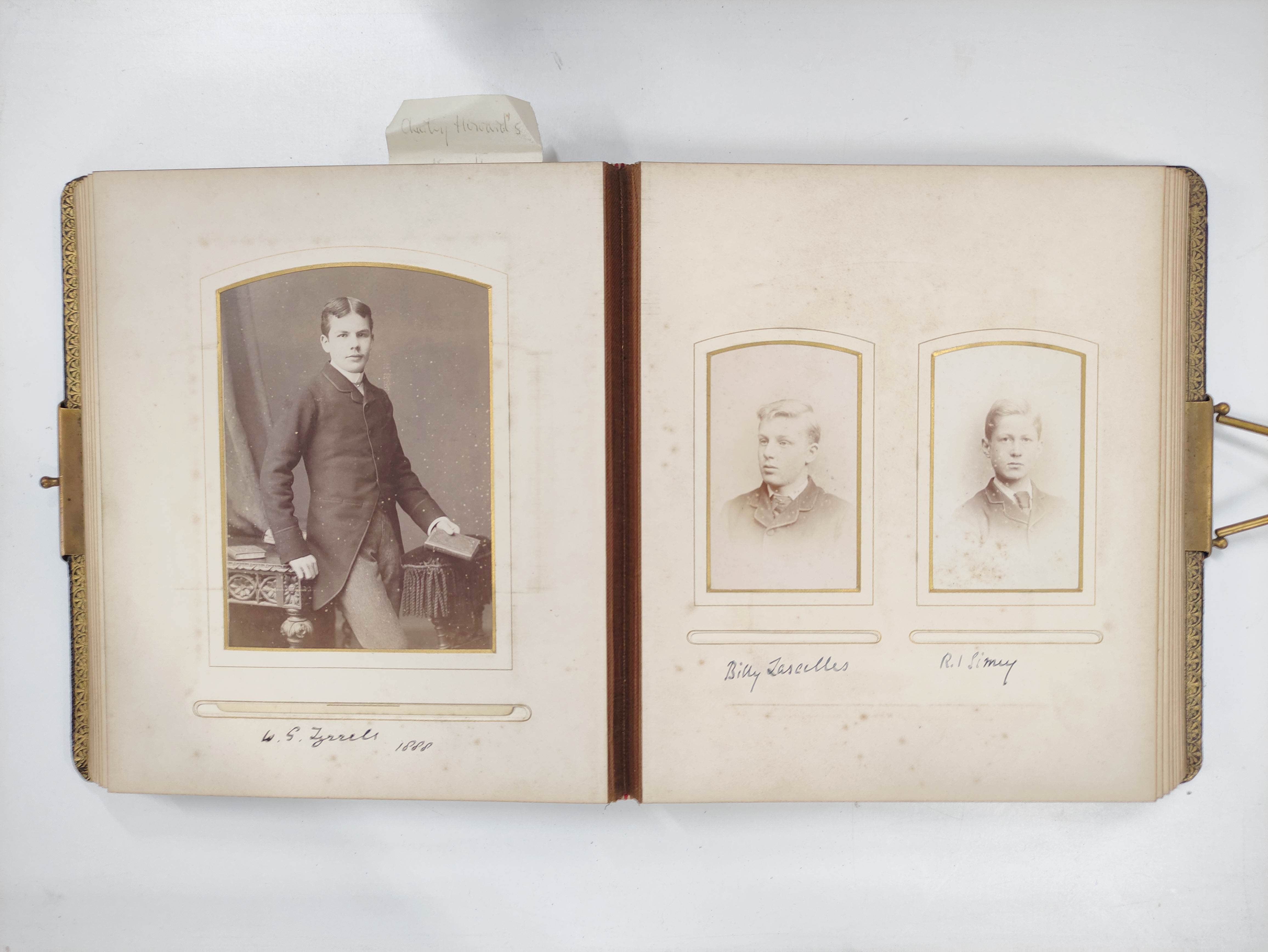 Photographs. Photograph album belonging to Charles Howard, containing a large collection of 19th - Bild 15 aus 15