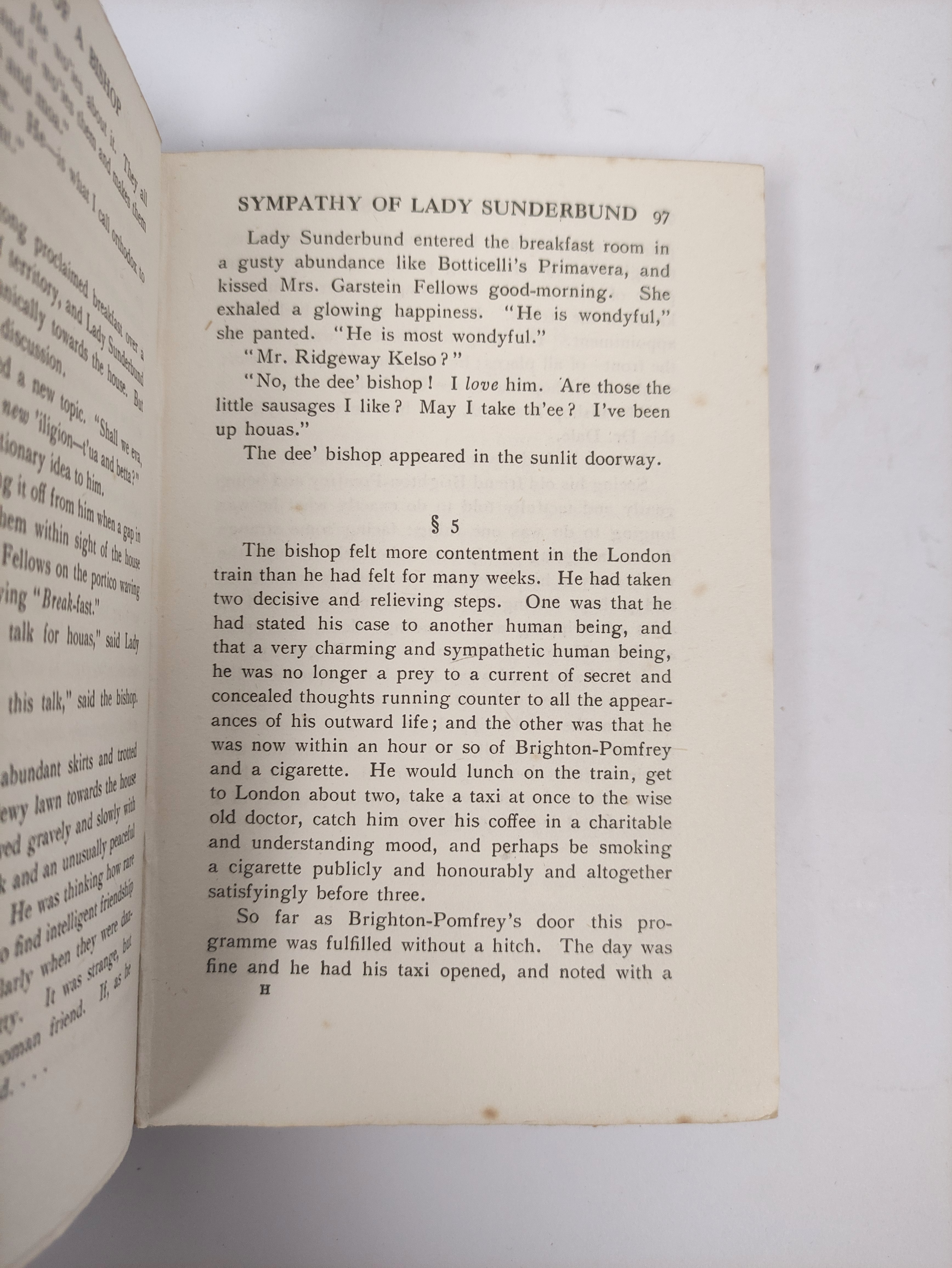 WELLS H. G.  3 vols. in orig. green cloth incl. 1st eds. of In the Days of the Comet, 1906 & The - Bild 8 aus 8