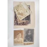 Photographs. Various photographs including Winifred Nicholson, Burne Jones, historical art, etc.