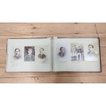 Photographs. Howard Family. Guests & Distinguished Persons. Well worn oblong folio album cont. 200
