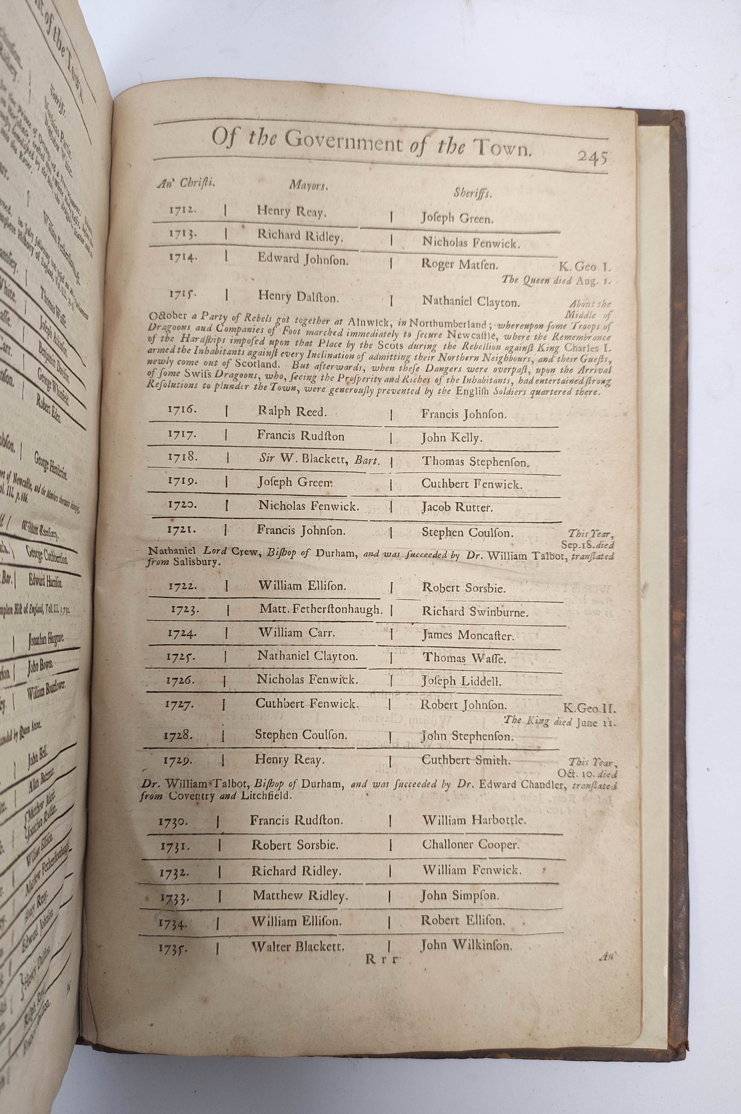 BOURNE HENRY. The History of Newcastle upon Tyne. Fldg. map in facsimile, old reps. to title. Folio, - Bild 10 aus 10