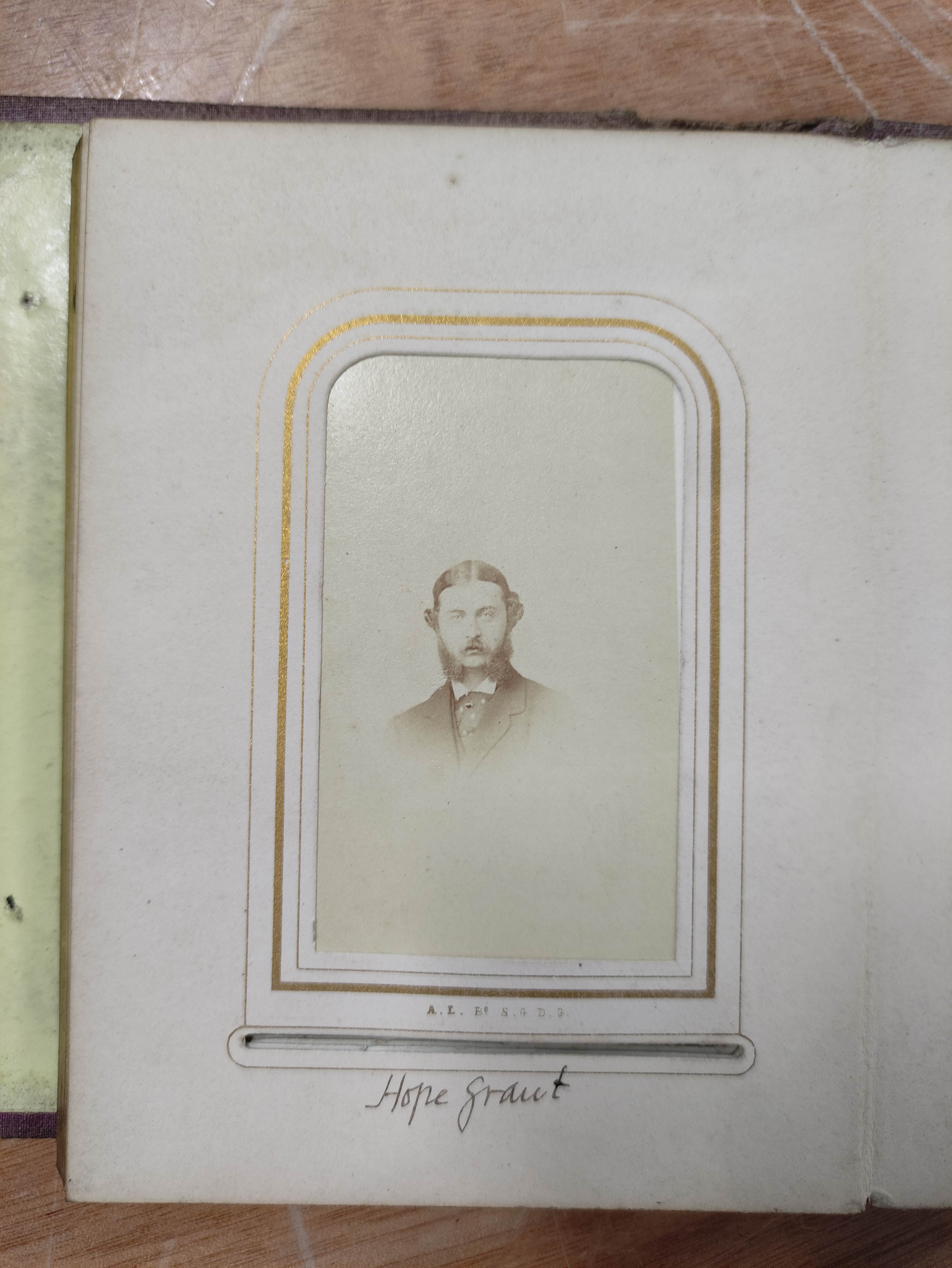 Photographs. Album of mid 19th century Carte de Visite photographs relating to the Howard family, - Image 6 of 6