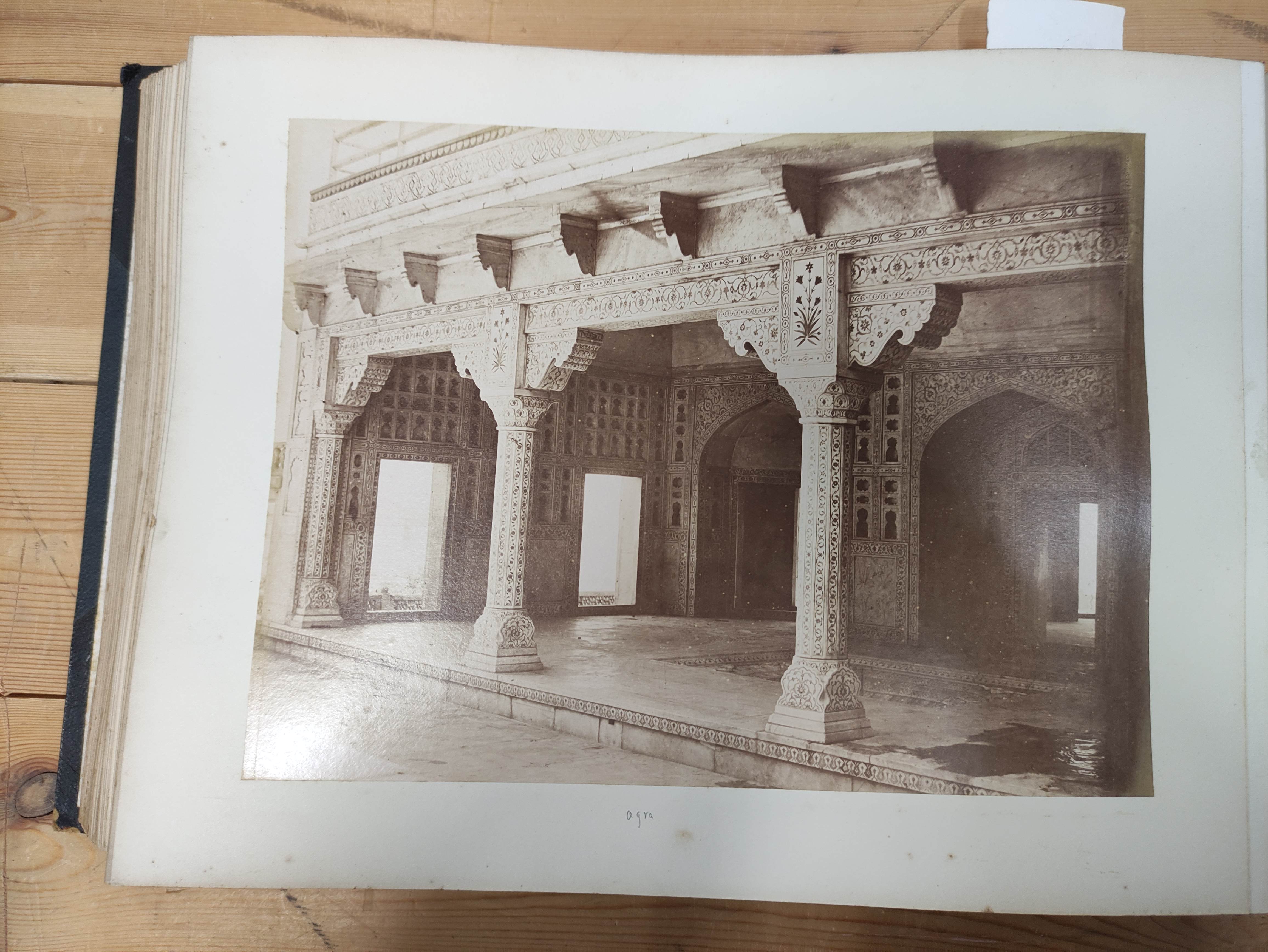 Photographs. India. Oblong folio album, poor bdgs, brds. det. but present cont. approx. 75 plate - Image 4 of 34