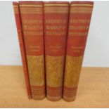 Victoria History.  The County of Huntingdonshire. 3 vols. plus Index vol. Illus. Folio. Orig. red