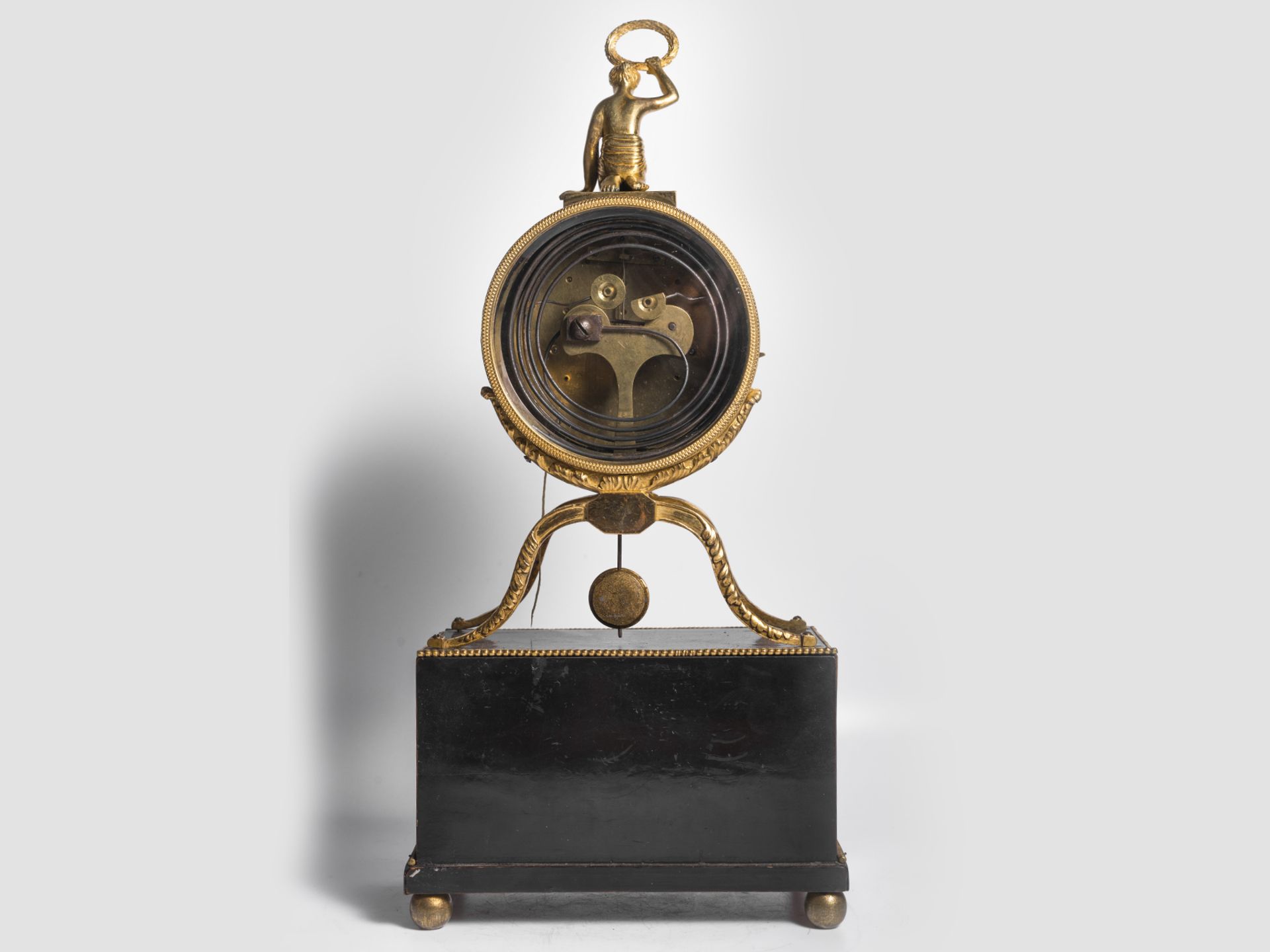 Wiener Empireuhr, um 1810, Franz Enzinger - Bild 8 aus 12