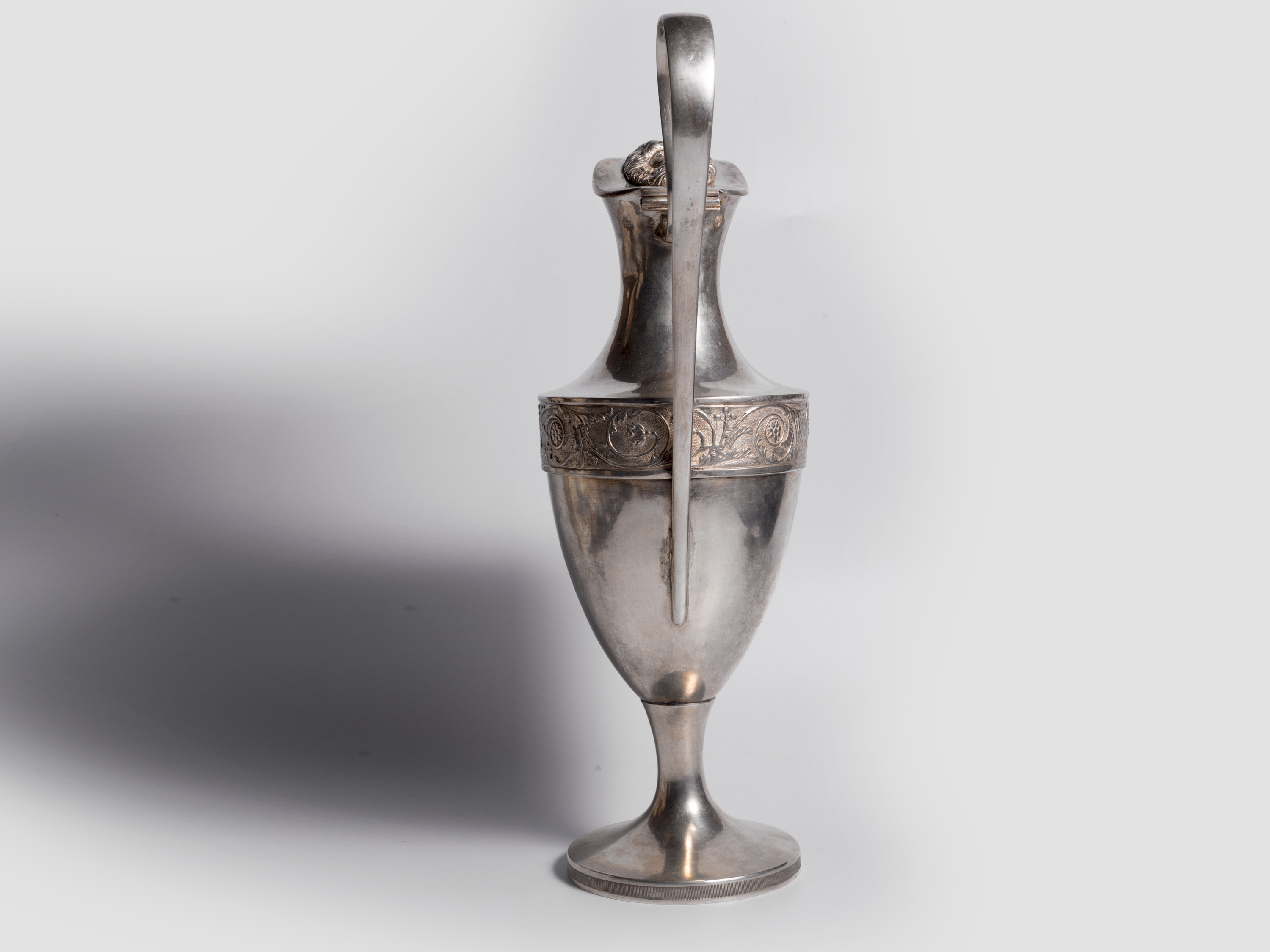 Silver Jug 1806, Empire silver jug, Silver cast & engraved - Image 4 of 6