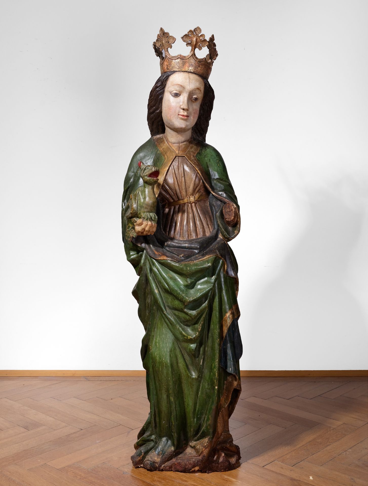 Meisterliche Bildhauerwerkstatt der Gotik, Hl. Margarete, Salzburger Meister, um 1440