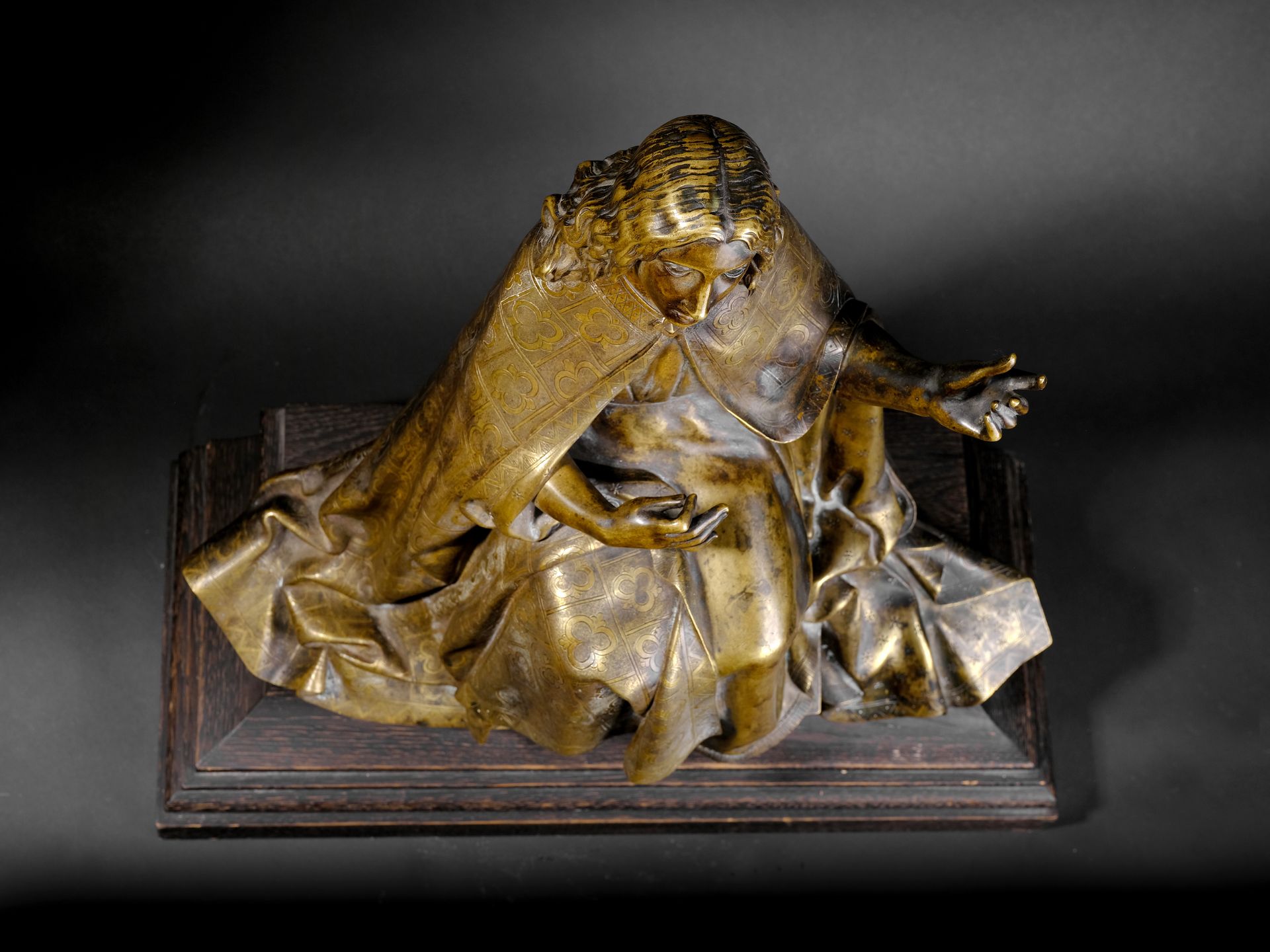 Hochmusealer Musizierender Engel, Flämisch, 1460/1480 - Bild 16 aus 18