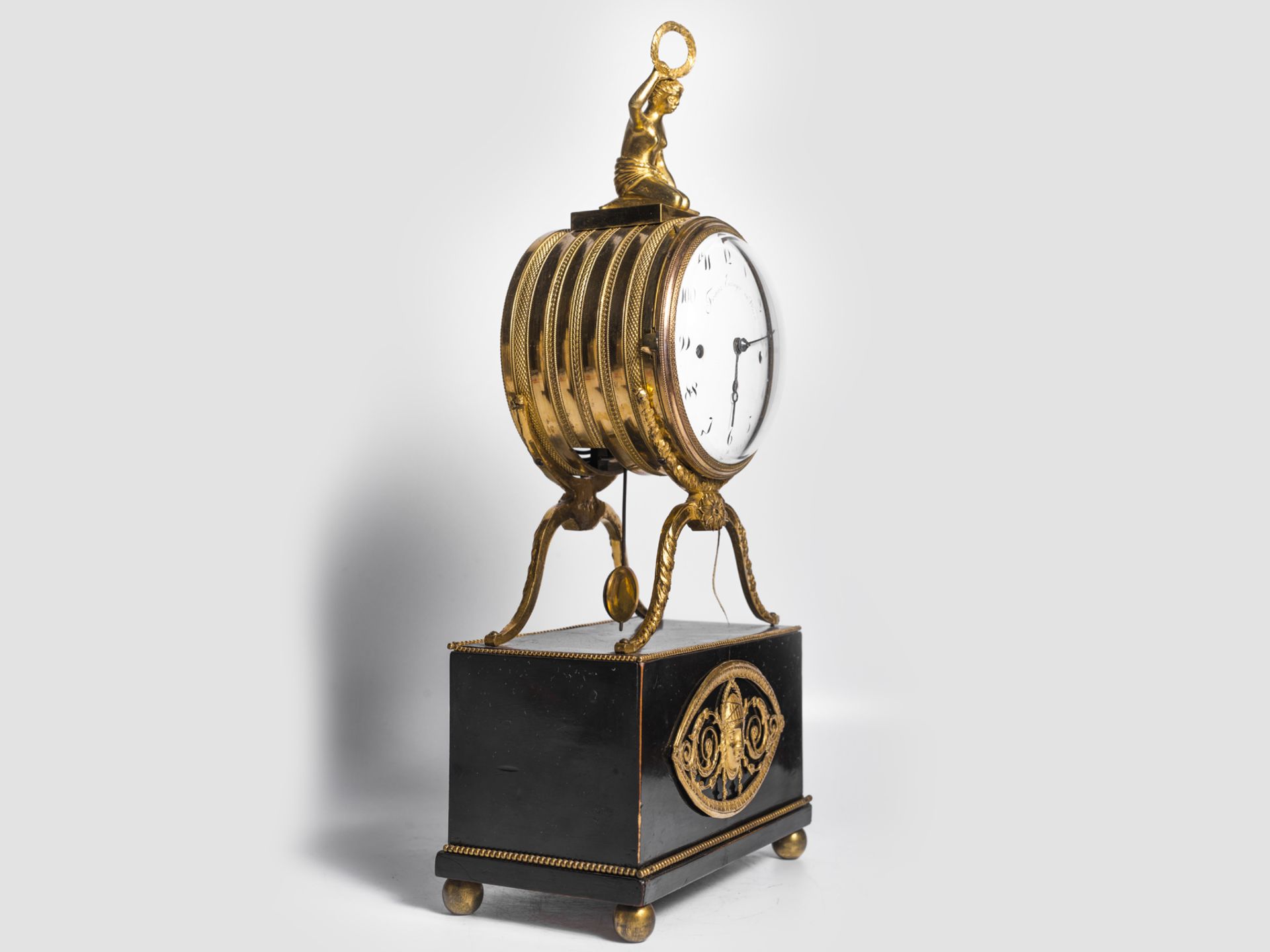 Wiener Empireuhr, um 1810, Franz Enzinger - Bild 5 aus 12