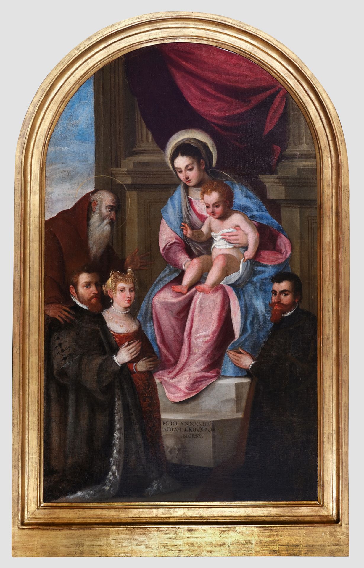 Jacopo Palma il Giovane, Venedig 1548 – 1628 Venedig, Sacra Conversatione