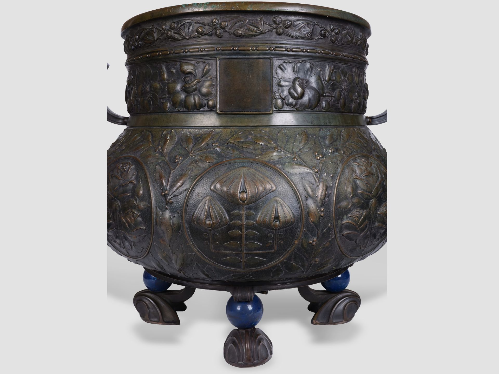 Highly important Russian planter, Modern style, Art Nuovo, Moscow around 1890/1900 - Image 7 of 12