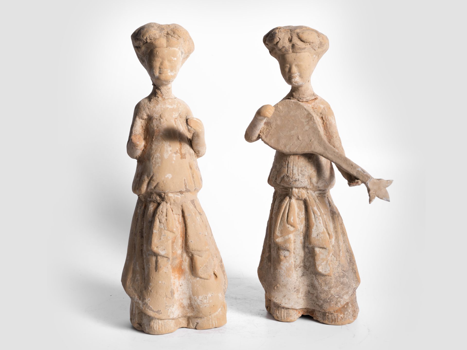 Paar Musikerinnen, China, 1. Hälfte Tang Dynastie