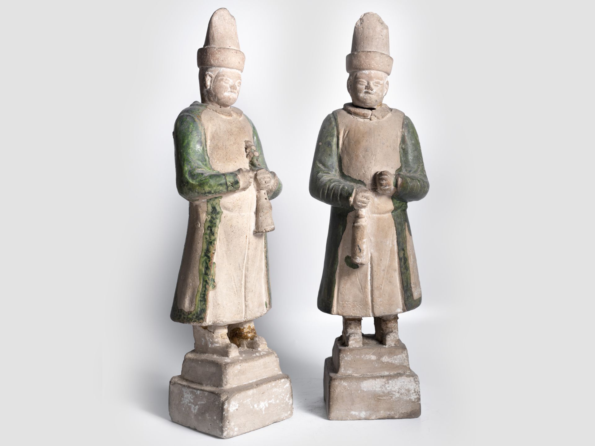 Paar Musiker, China, Ming Dynastie, 1368 – 1644 - Bild 5 aus 9