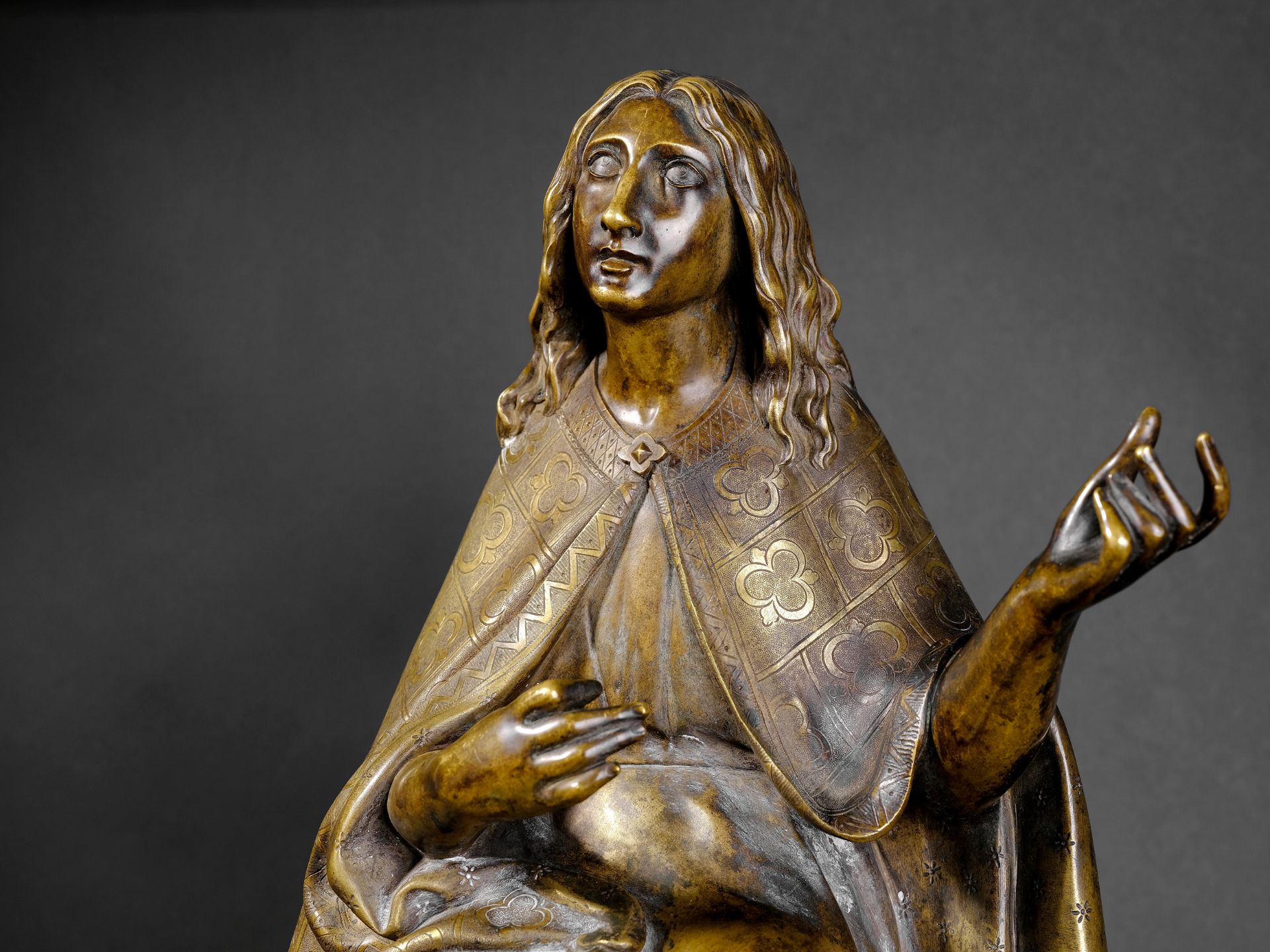 Hochmusealer Musizierender Engel, Flämisch, 1460/1480 - Bild 8 aus 18