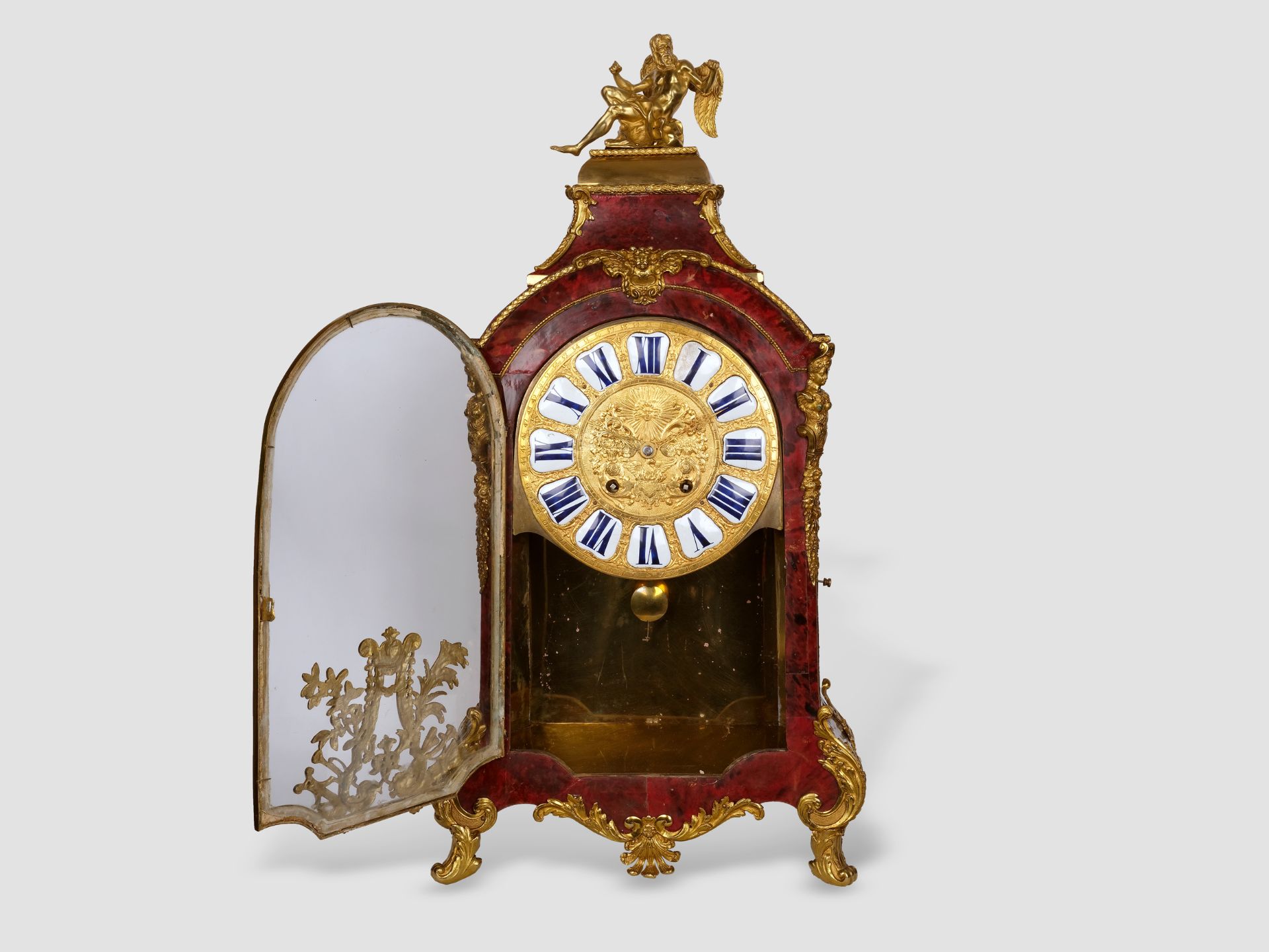 Höfische Cartel Uhr Louis XIV, Frankreich LOUIS XIV, um 1695 - Bild 2 aus 11