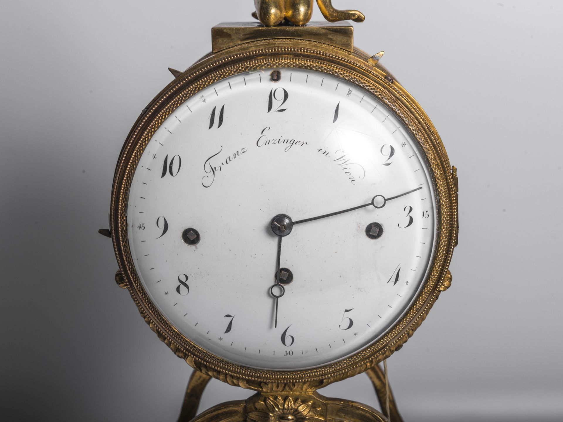 Wiener Empireuhr, um 1810, Franz Enzinger - Bild 3 aus 12