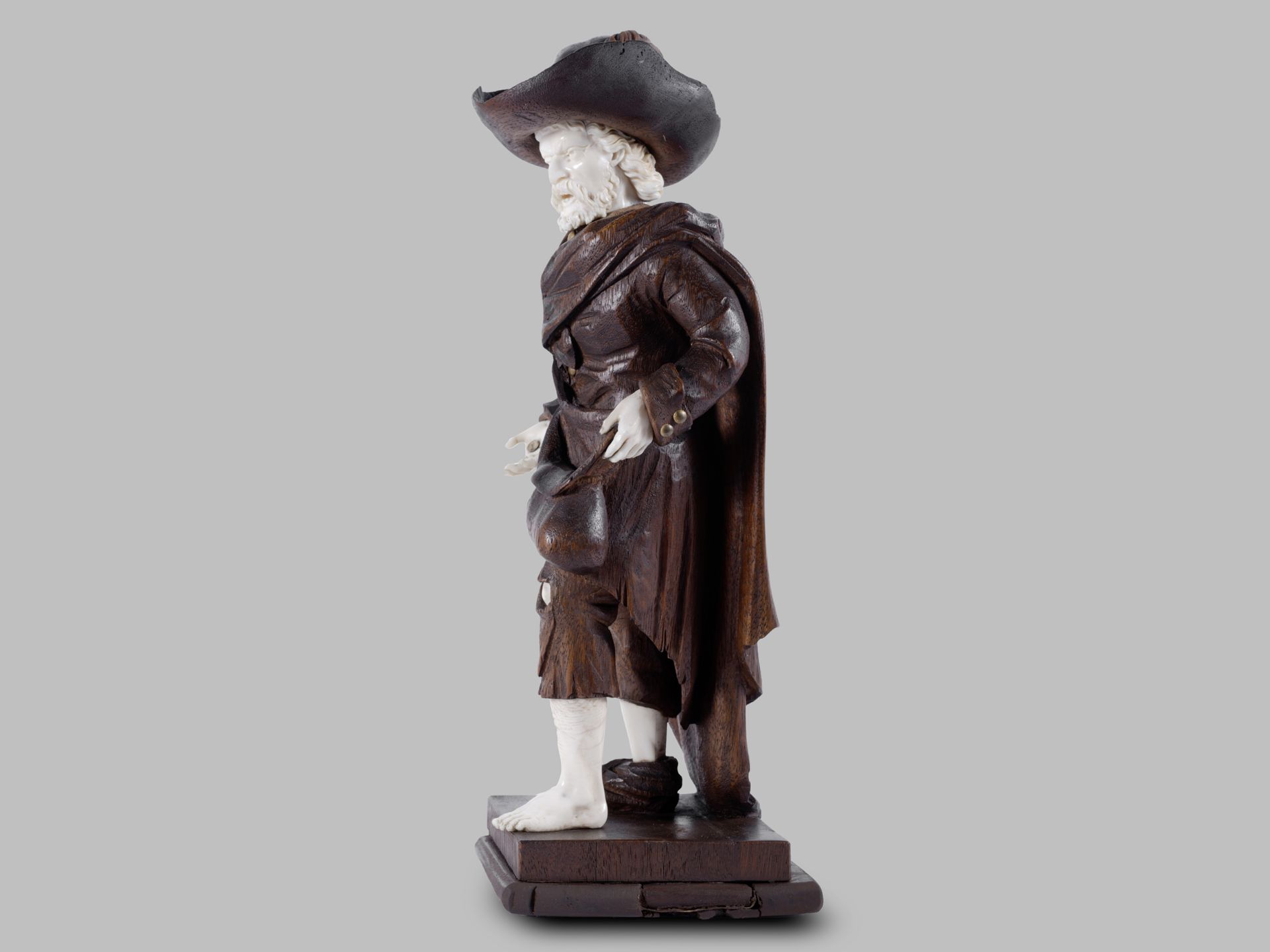 Museale Skulptur - Simon Troger, Abfaltersbach 1683 – 1768 Haidhausen, und Werkstatt, Vagabund - Bild 5 aus 9